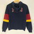 ポロラルフローレン POLO RALPH LAUREN Corduroy-Logo Fleece Full-Zip Hoodie ポニー刺繍 コーデュロイ ロゴ フリース フルジップ フーディ レディース import:L