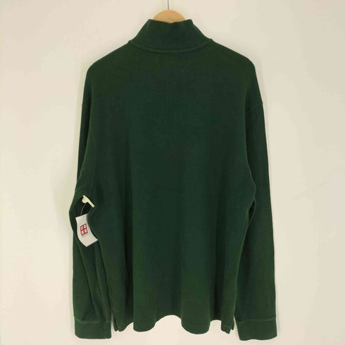 ポロバイラルフローレン Polo by RALPH LAUREN 90S ポニー刺繍 コットン ハーフジップ プルオーバー メンズ import:XL