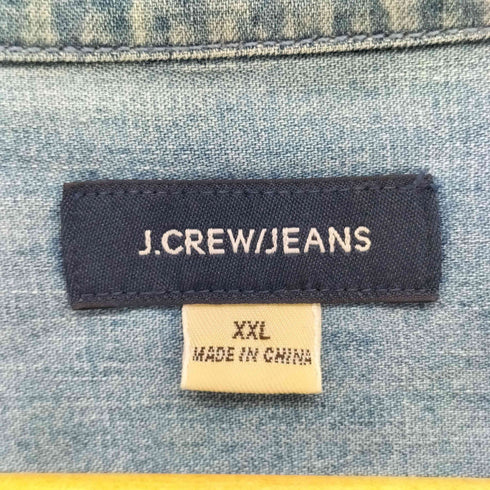 ジェイクルー J.CREW ×BACANCES TALON ZIP デニム ジップアップ ブルゾン メンズ import:XXL