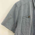 バートン BURTON 山ポケ シャンブレー S/S ワーク シャツ メンズ import:L