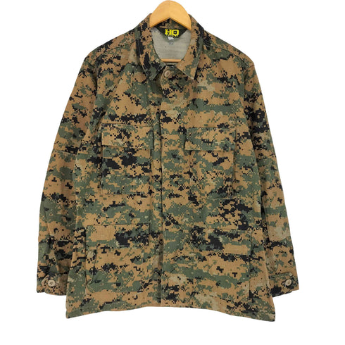 HQ ISSUE デジタルカモ ミリタリージャケット military メンズ MEDIUM REGULAR
