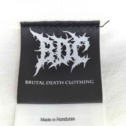 BRUTAL DEATH CLOTHING GLUTTONOUS SLAUGHTER プリント L/S Tシャツ メンズ JPN:L