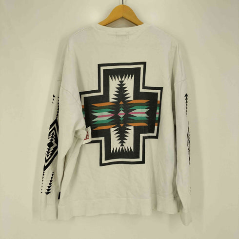 ペンドルトン PENDLETON JEANS FACTORY 別注バックプリントクルーネックスウェット レディース JPN:L