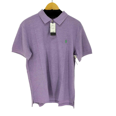 ポロラルフローレン POLO RALPH LAUREN CUSTOM SLIM FIT ポニー刺繍 ポロシャツ メンズ import:L