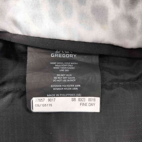 グレゴリー GREGORY FINEDAY レオパード バックパック リュックサック メンズ