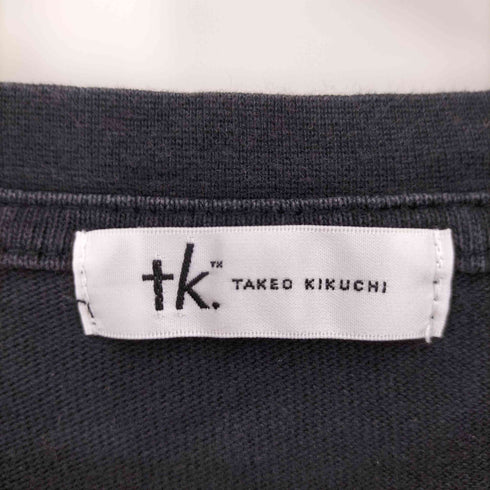 ティーケータケオキクチ tk. TAKEO KIKUCHI フロント花刺繍 デイジーエンブロ S/STシャツ メンズ JPN:M