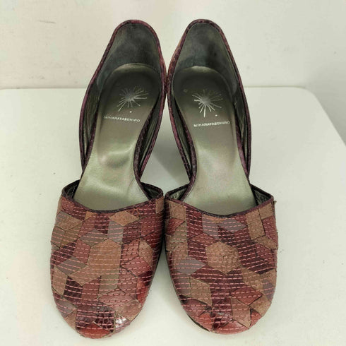 ミハラヤスヒロ MIHARA YASUHIRO タイルデザイン パンプス レディース JPN:23