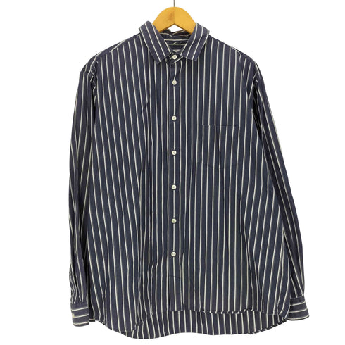 マニュアルアルファベット MANUAL ALPHABET STRIPE 80/2 TYPEWRITER SLACK SHIT メンズ JPN:3