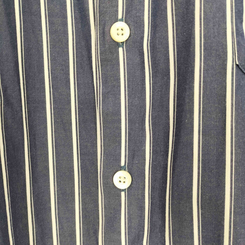 マニュアルアルファベット MANUAL ALPHABET STRIPE 80/2 TYPEWRITER SLACK SHIT メンズ JPN:3