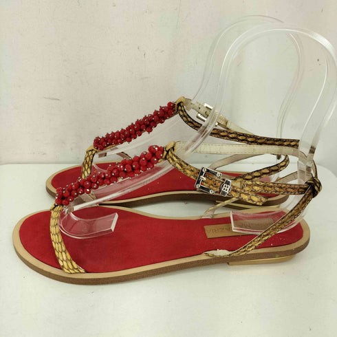 BCBGMAXAZRIA ビジュー加工 サンダル レディース US:6.5