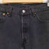リーバイス Levis ボタン裏4990 メキシコ製 501 ボタンフライブラックデニム メンズ 30/30
