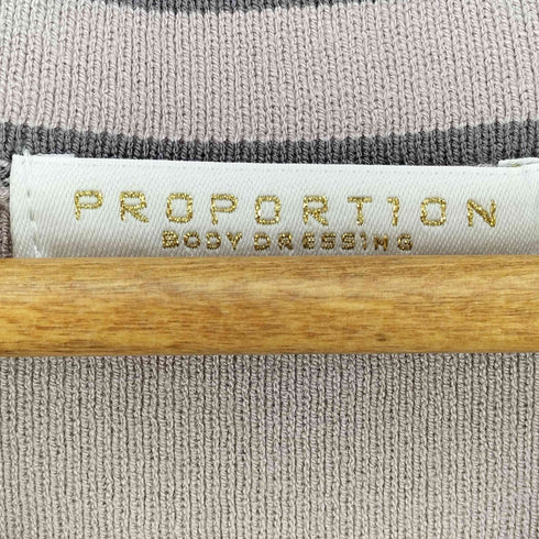プロポーションバイボディードレッシング PROPORTION BODY DRESSING 金ボタンニットワンピース レディース JPN:S