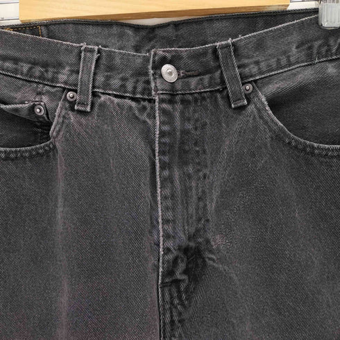 リーバイス Levis ボタン裏3405 145周年記念 505 後染め ジップフライブラックデニムパンツ メンズ 36/32