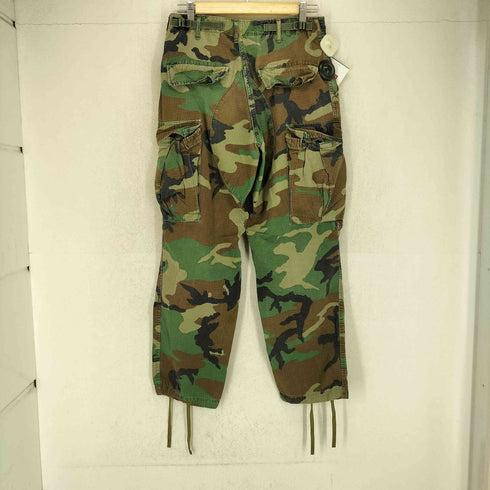 ユーエスアーミー U.S. ARMY 80S ウッドランドカモ カーゴパンツ メンズ FREE