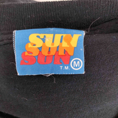 SUN SUN 袖裾シングル ムービー Tシャツ メンズ M