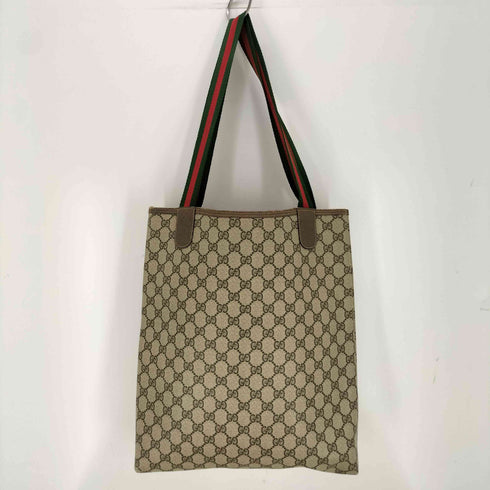 グッチ GUCCI OLD オールド GGスプリーム シェリーライン トートバッグ レディース