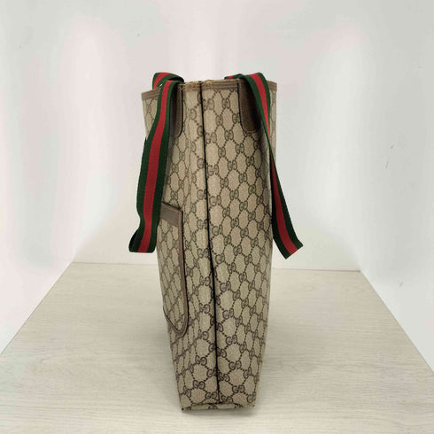 グッチ GUCCI OLD オールド GGスプリーム シェリーライン トートバッグ レディース