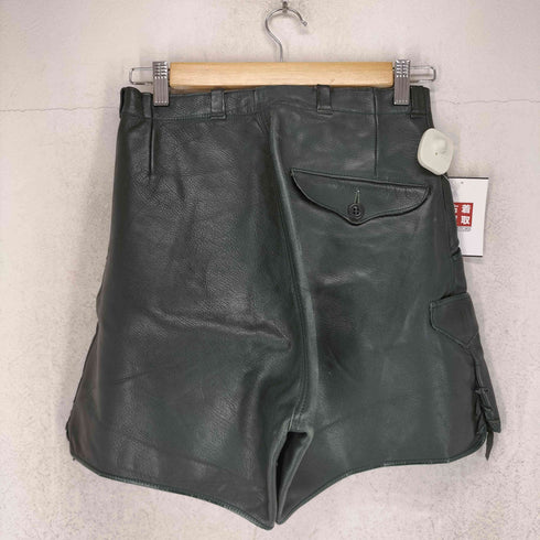 50~60S EURO VINTAGE RISEジッパー レザーショーツ メンズ