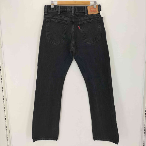 リーバイス Levis 00S メキシコ製 ボタン裏4001 517 後染め ジップフライブーツカットブラックデニム メンズ 34/34