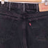 リーバイス Levis 00S メキシコ製 ボタン裏4001 517 後染め ジップフライブーツカットブラックデニム メンズ 34/34