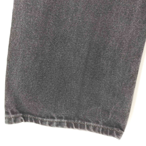 リーバイス Levis 00S メキシコ製 ボタン裏4001 517 後染め ジップフライブーツカットブラックデニム メンズ 34/34