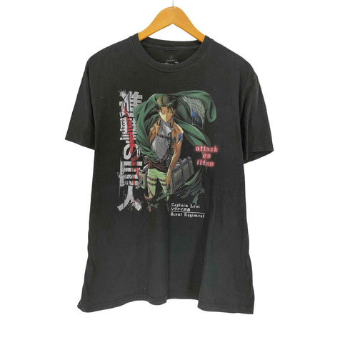 アニメプリント S/S カットソー メンズ L