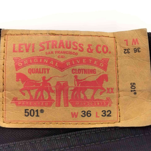 リーバイス Levis 501 ボタン裏4093刻印 ORIGINAL DENIM PANTS nickel black メンズ W36 L32