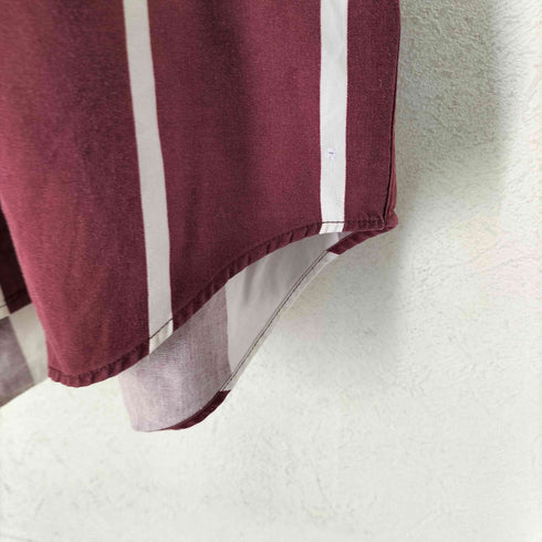 トミーヒルフィガー TOMMY HILFIGER 90~00S ストライプボタンシャツ メンズ import:L
