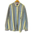 トミーヒルフィガー TOMMY HILFIGER 90~00S マルチストライプ ボタンダウンシャツ メンズ import:XL