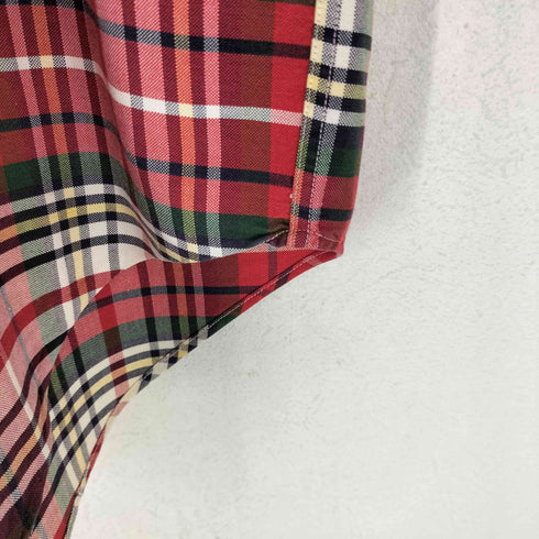トミーヒルフィガー TOMMY HILFIGER 90-00S ロゴ刺繍 チェック柄 L/S ボタンダウンシャツ メンズ L