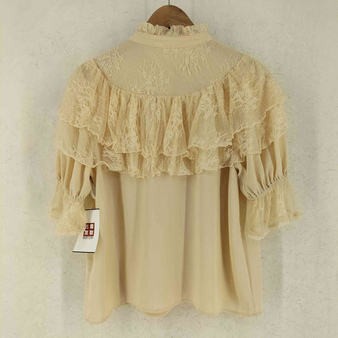 アクシーズファム axes femme KAWAII Yoke Panel Short Sleeved Blouse レディース JPN:M