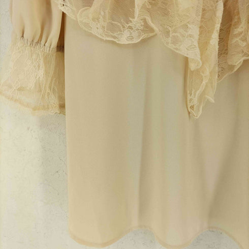 アクシーズファム axes femme KAWAII Yoke Panel Short Sleeved Blouse レディース JPN:M