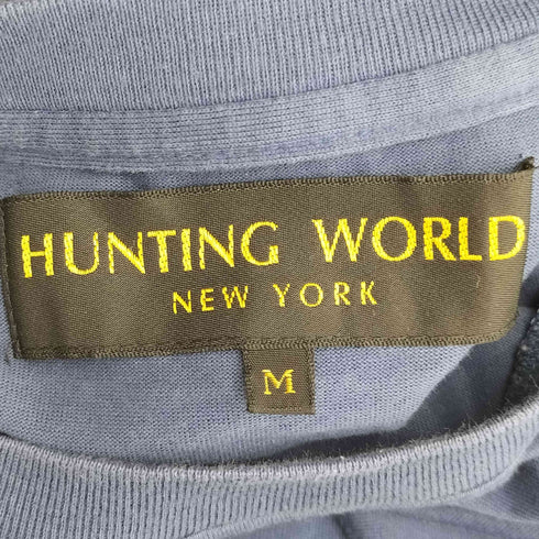 ハンティングワールド HUNTING WORLD SAVE THE ELEPHANTS プリント クルーネック 半袖Tシャツ メンズ import:M