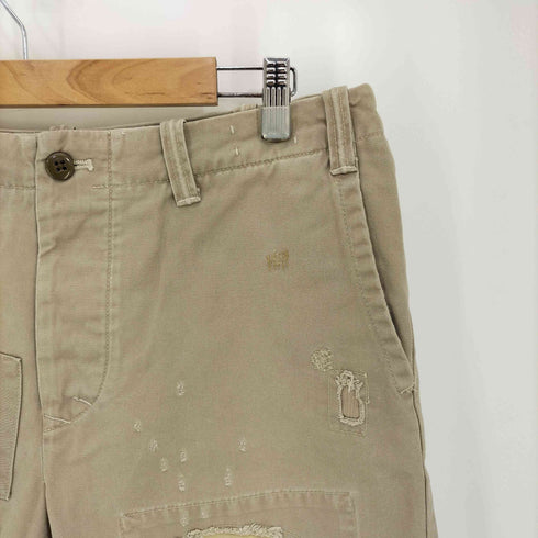 ポロバイラルフローレン Polo by RALPH LAUREN 90-00s STRAIGHT FIT パッチワーク クラッシュ加工 チノショーツ メンズ 34 175/88A