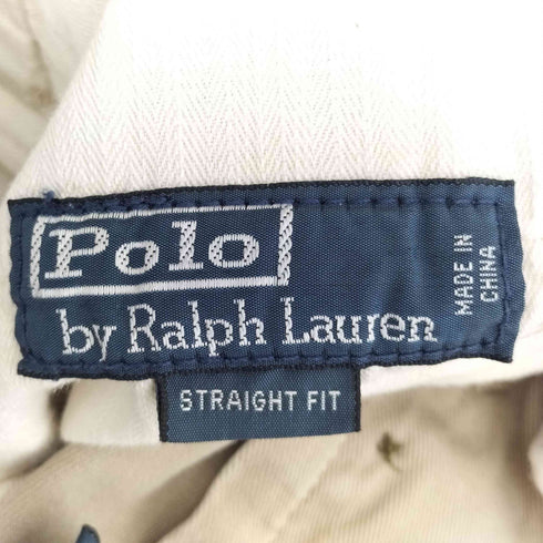 ポロバイラルフローレン Polo by RALPH LAUREN 90-00s STRAIGHT FIT パッチワーク クラッシュ加工 チノショーツ メンズ 34 175/88A