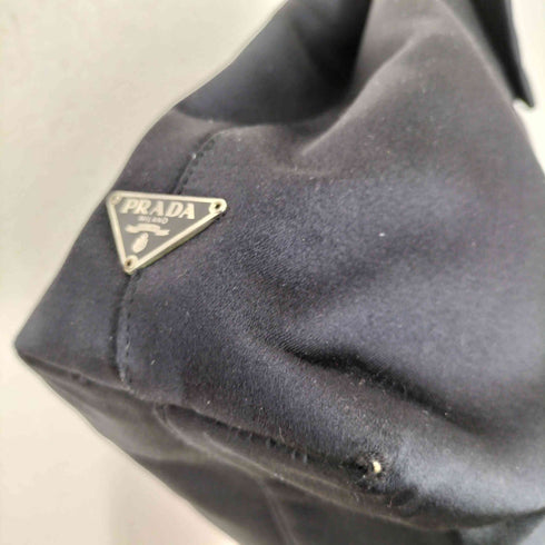 プラダ PRADA 三角プレート ナイロン ハンドバッグ レディース