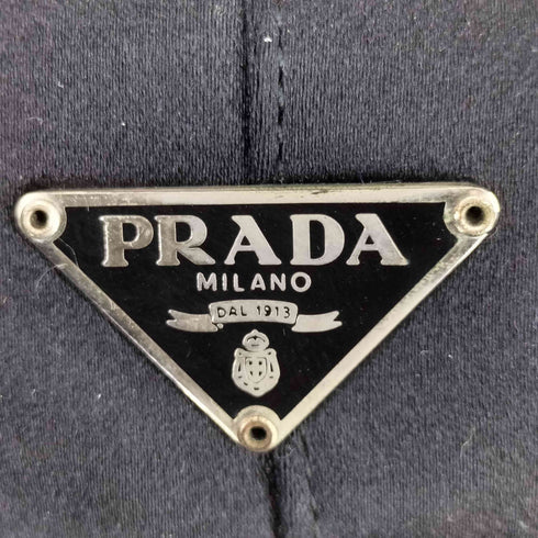 プラダ PRADA 三角プレート ナイロン ハンドバッグ レディース