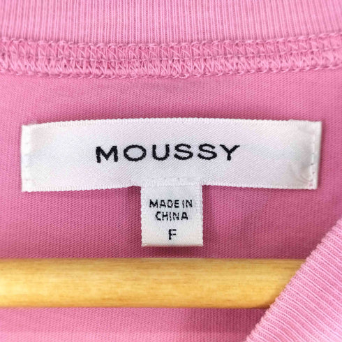 マウジー moussy 絵画プリント S/S カットソー レディース FREE