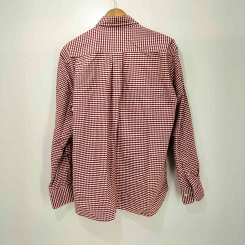 エディーバウアー Eddie Bauer PERUVIAN PIMA COTTON ギンガムチェック ボタンダウン シャツ メンズ import:S
