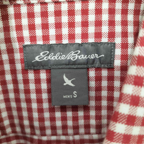 エディーバウアー Eddie Bauer PERUVIAN PIMA COTTON ギンガムチェック ボタンダウン シャツ メンズ import:S