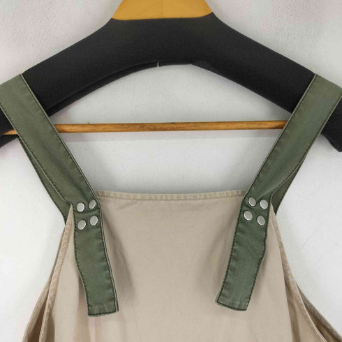 ザラ ZARA カーキ ベージュ サロペット レディース XS