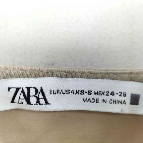ザラ ZARA カーキ ベージュ サロペット レディース XS