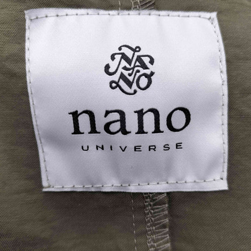 ナノユニバース NANO universe 比翼ボタン 3WAY ドロスト モッズコート セットアップ スカート レディース FREE