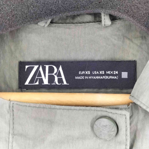 ザラ ZARA フーデット ナイロンベスト レディース import:XS