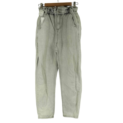 ザラ ZARA ペーパーバッグ デニムパンツ レディース DE:34