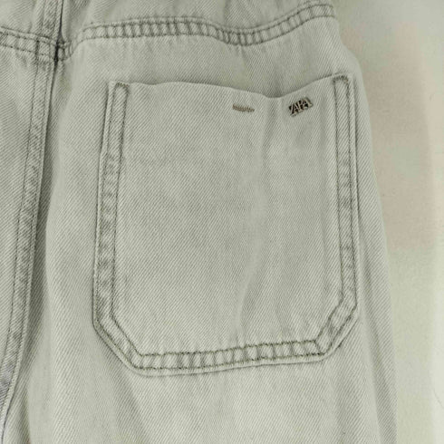 ザラ ZARA ペーパーバッグ デニムパンツ レディース DE:34