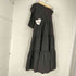 M me eme One shoulder ribbon flare onepiece ワンショルダーリボンフレアワンピース sweet レディース