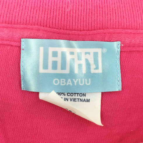 OBAYUU レオパードオバユウ プリントTシャツ レディース JPN:S