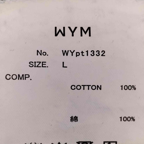 ウィムバイリドム WYM LIDNM CURVED FLARE DENIM SLACKS メンズ JPN:L