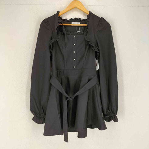 バブルス BUBBLES レイヤードペプラムセットアップ レディース M